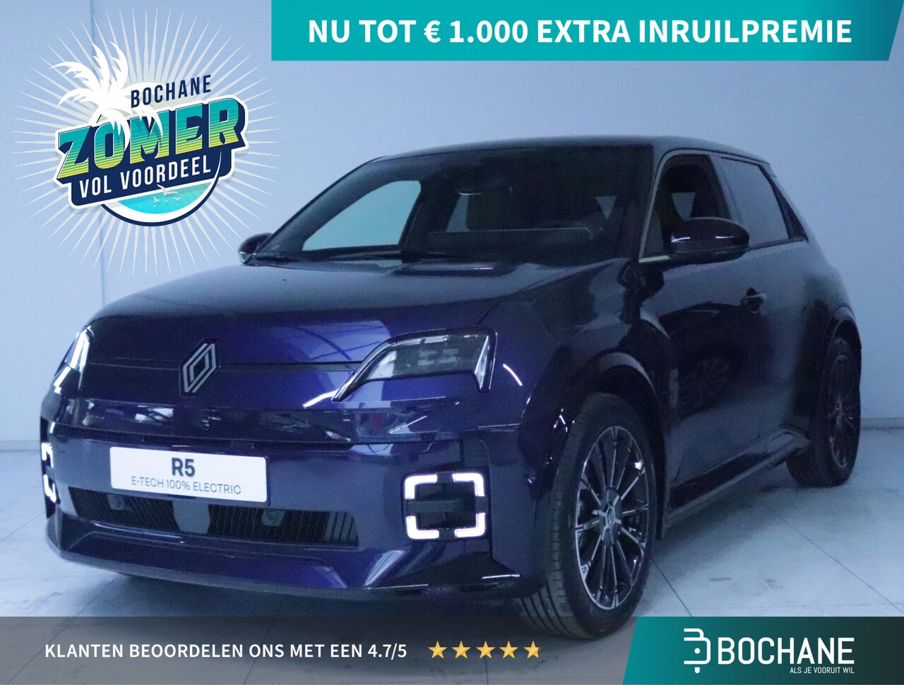 Renault 5 - comfort range iconic cinq 52 kWh Renault 5 iconic cinq 52 kWh Clima/Navi/Camera/Nu beschik - AutoWereld.nl