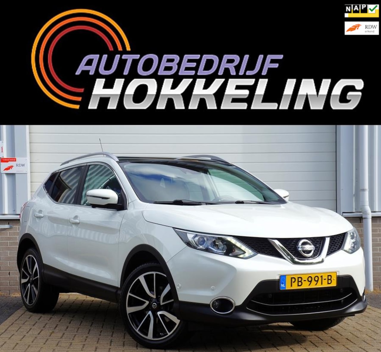 Nissan Qashqai - 1.6 DIG-T Tekna 163pk; Panorama+Leder+360 Camera !! - AutoWereld.nl