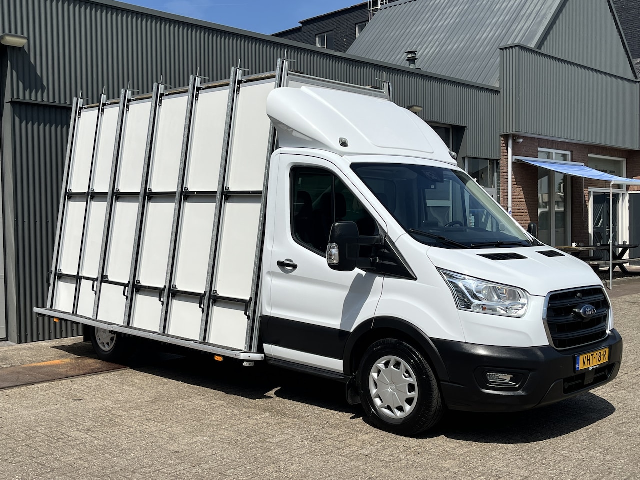Ford Transit - 350 2.0 TDCI L4 Glasresteel Airco Cruise controle Telefoonverbinding Navigatiesysteem 1e e - AutoWereld.nl