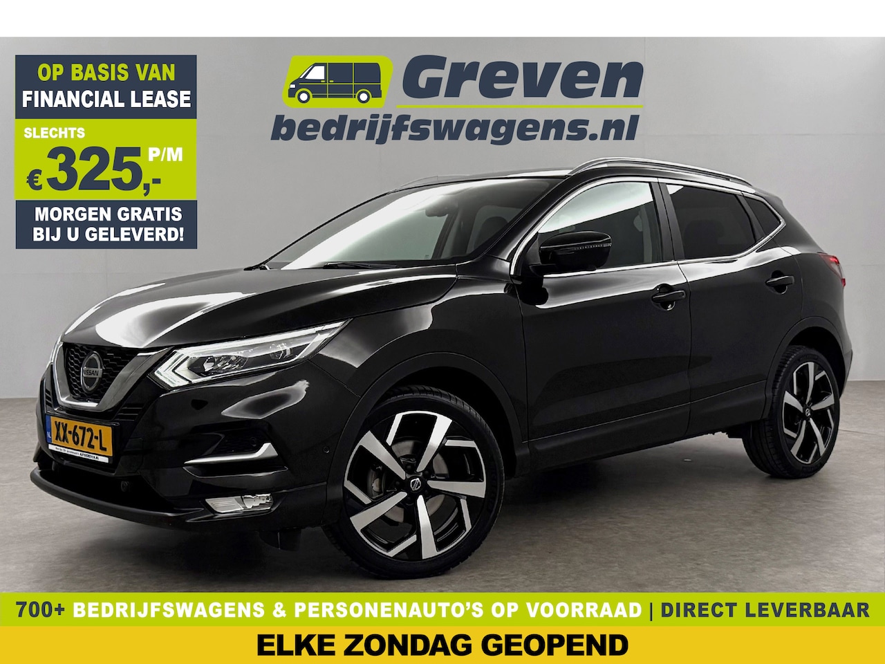 Nissan Qashqai - 1.3 DIG-T Tekna 160PK 360Camera 19''LMV LED Carplay Clima Cruise Navigatie PDC - AutoWereld.nl
