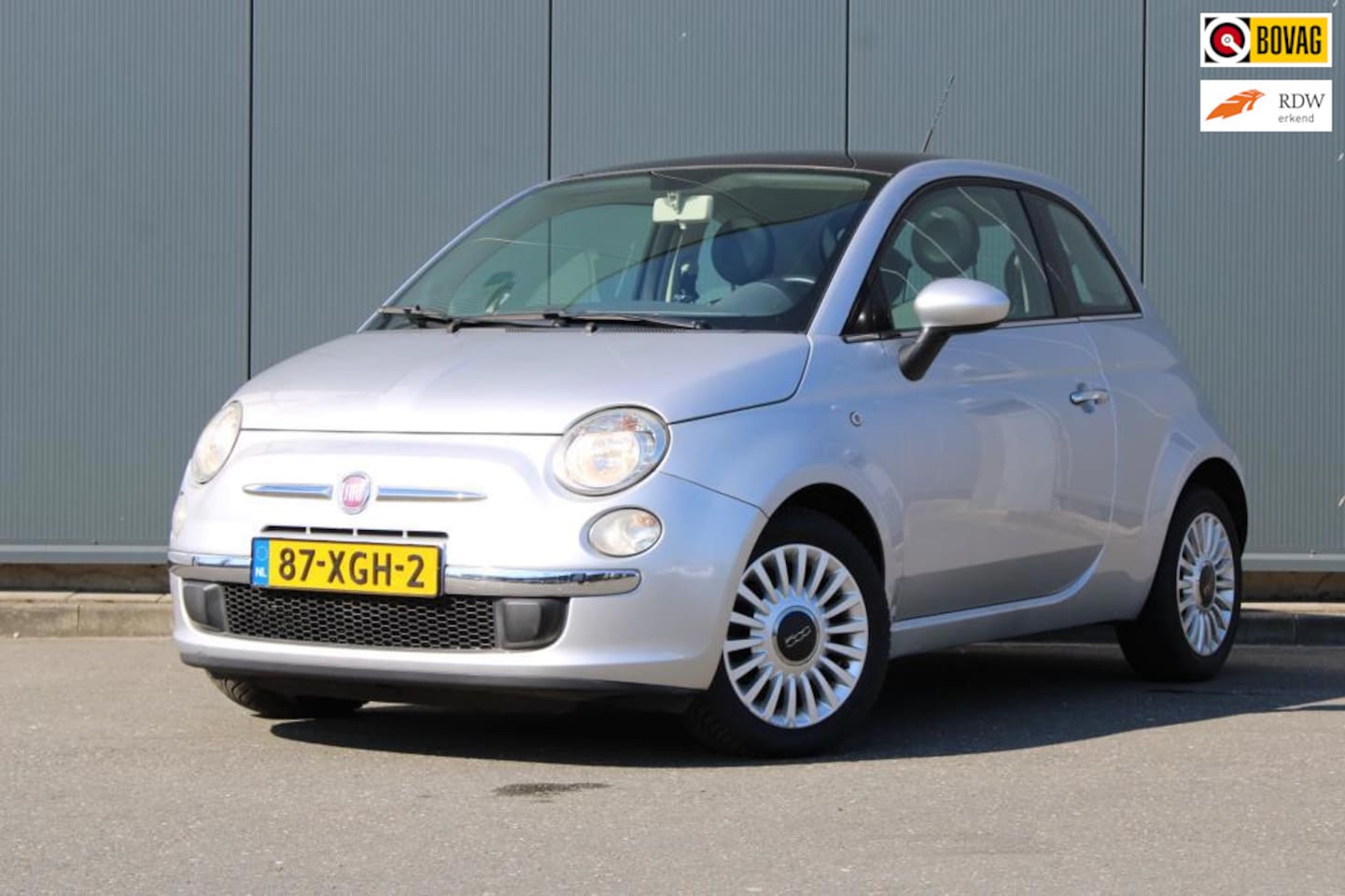 Fiat 500 - 0.9 TwinAir Lounge 0.9 TwinAir Lounge, Airco, Panoramadak, Radio, Elektrische ramen voor - AutoWereld.nl