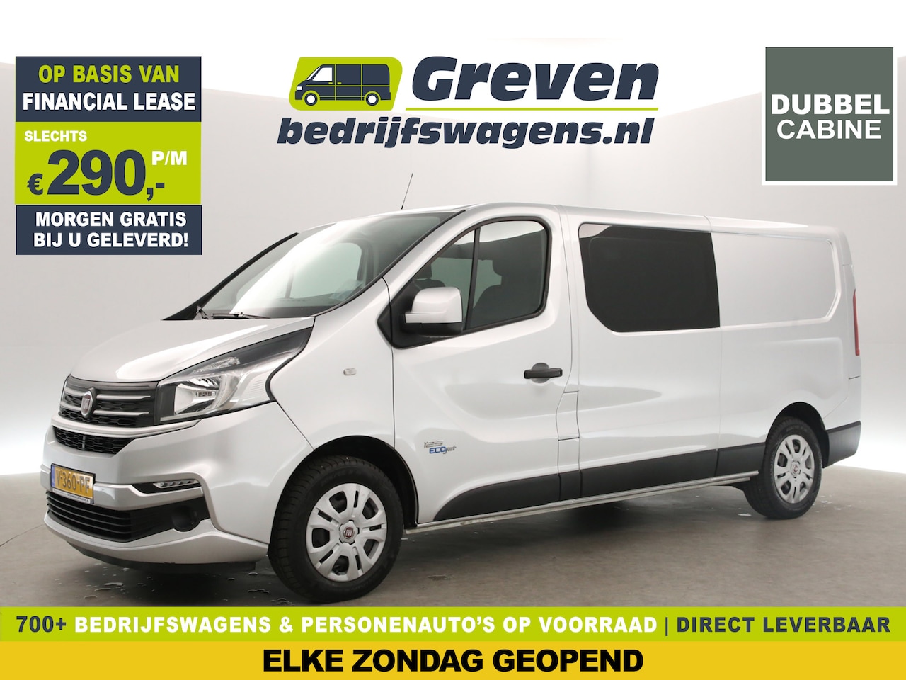Fiat Talento - 1.6 MJ EcoJet L2H1 | Dubbele Cabine | 5 Persoons | Airco Cruise Camera Trekhaak Navi PDC - AutoWereld.nl