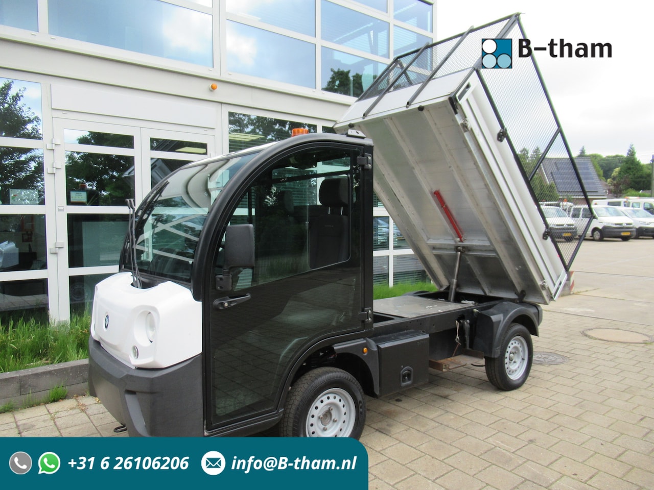Goupil G4 - 48V Kipper - Tipper Hoge hekken - AutoWereld.nl