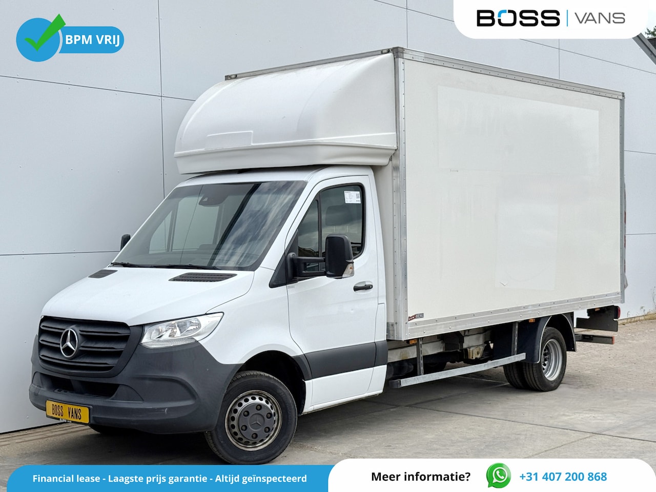 Mercedes-Benz Sprinter - 514 2.2 CDI Dubbellucht Laadklep Airco Cruise Control Bakwagen Meubelbak Koffer - AutoWereld.nl