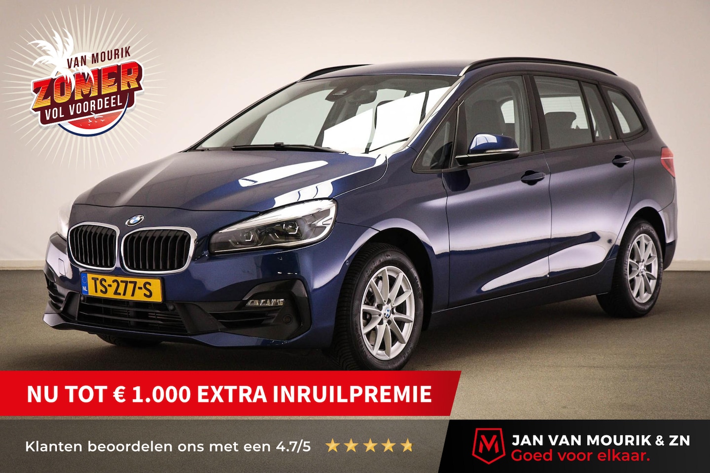 BMW 2-serie Gran Tourer - 218i Executive | LED | LEDER | LENDESTEUN | TREKHAAK AFNEEMBAAR - AutoWereld.nl