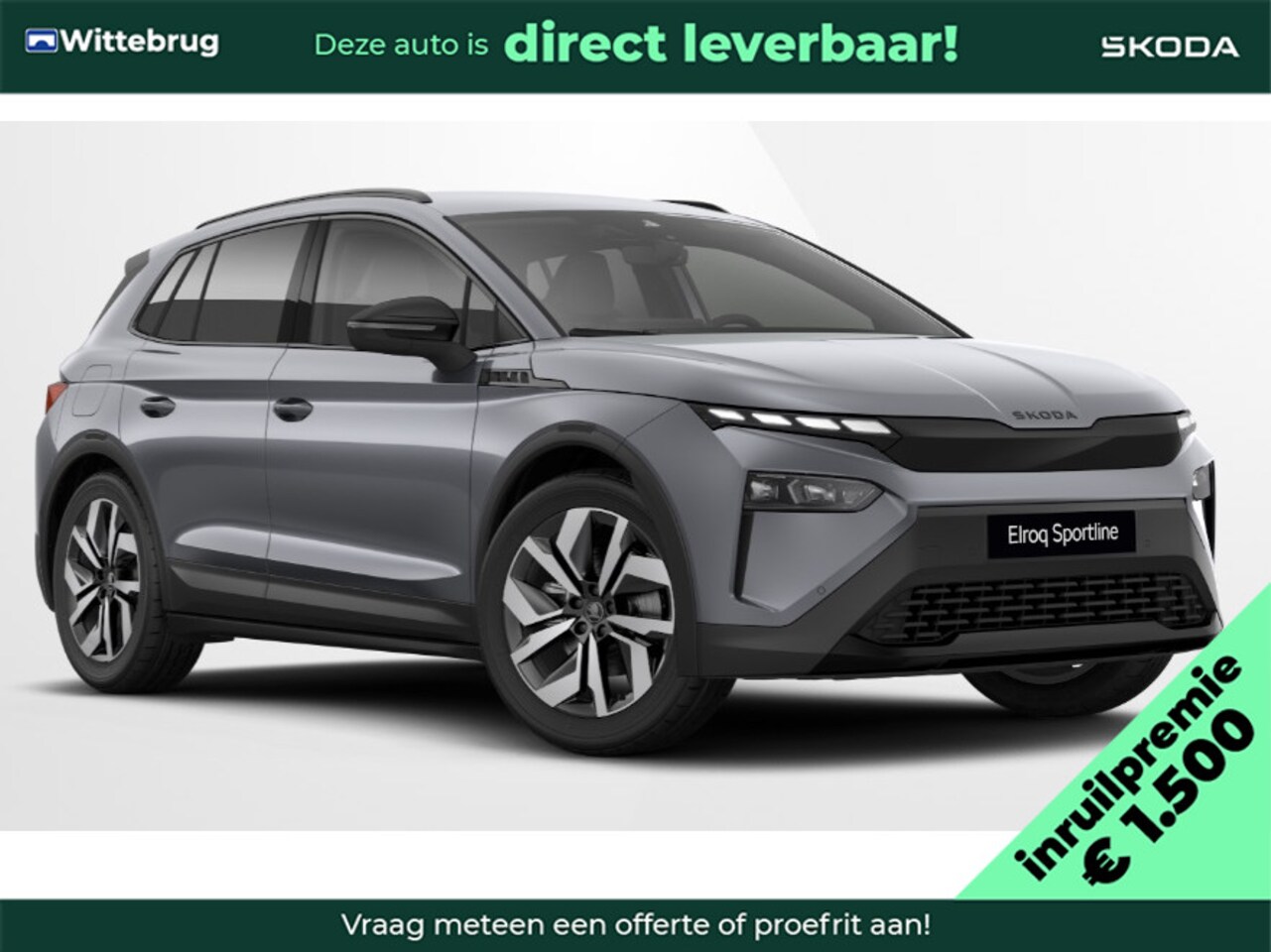 Skoda Elroq - 60 Sportline Edition Business Upgrade Pakket Plus / Winter Pakket - AutoWereld.nl
