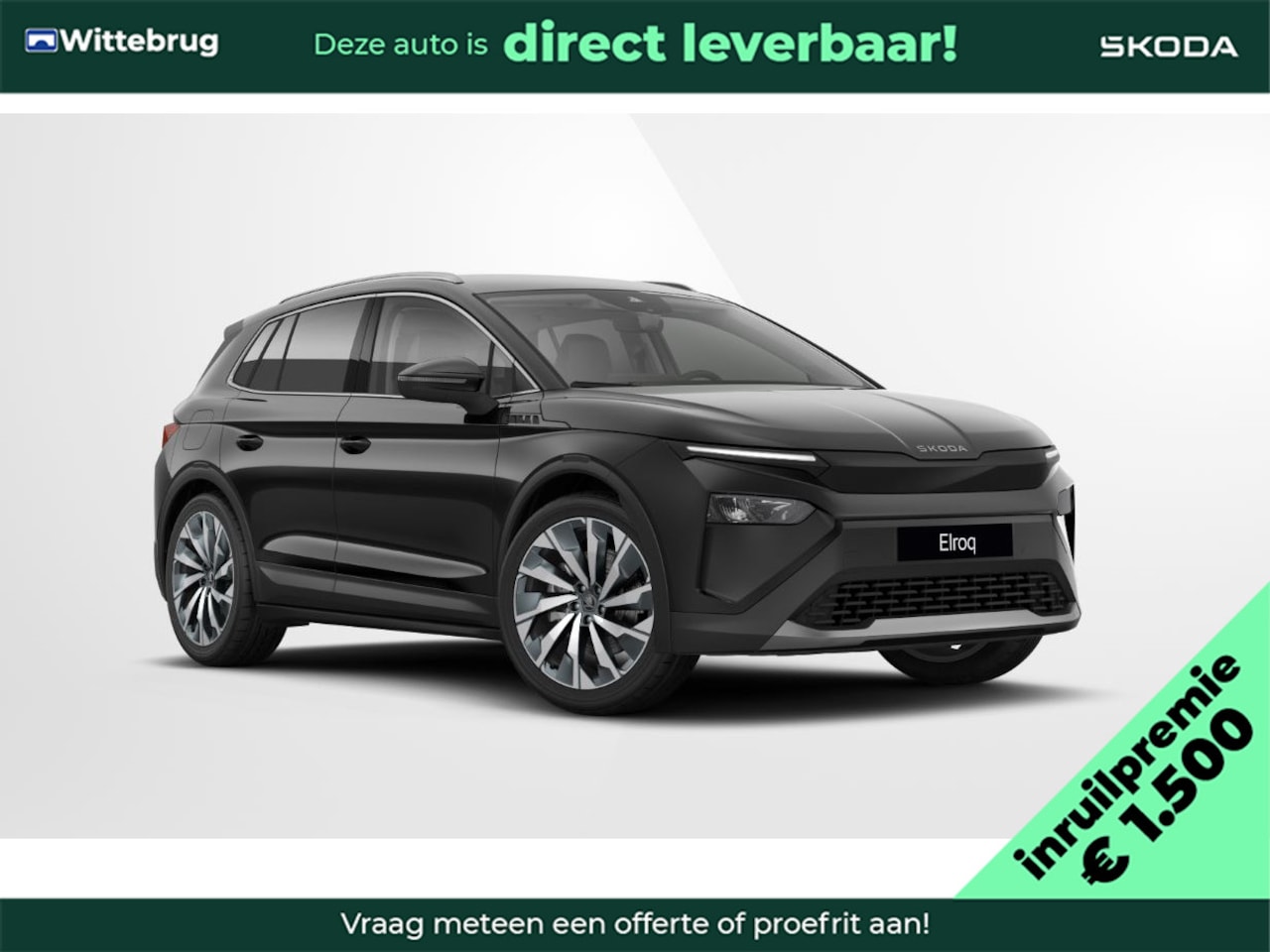 Skoda Elroq - 85 Business Edition Business upgrade pakket Clever / Trekhaak / 21 inch Supernova / Lodge - AutoWereld.nl