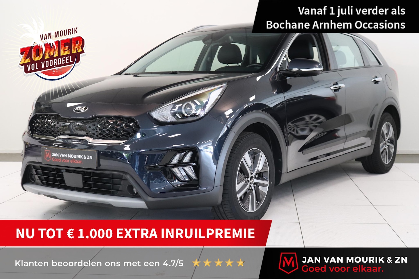 Kia Niro - 1.6 GDi Hybrid DynamicLine | Camera | Climatronic | Adaptieve cruise control | Navigatie | - AutoWereld.nl