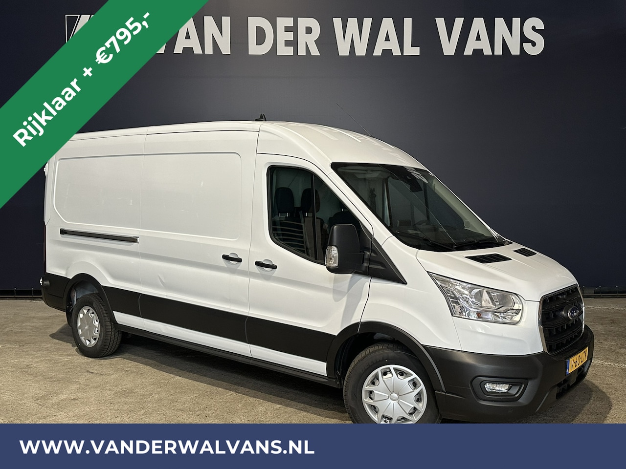 Ford Transit - 2.0TDCI 131pk L3H2 Euro6 RIJKLAAR Airco | Camera | Navigatie | Apple Carplay | Android Aut - AutoWereld.nl