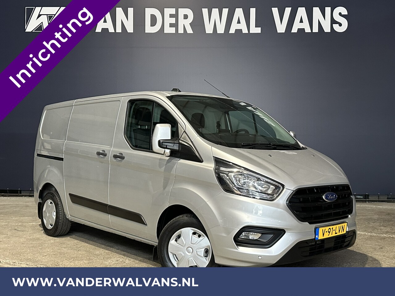 Ford Transit Custom - 2.0 TDCI 131pk L1H1 Inrichting Euro6 Airco | Camera | Navigatie | LED | Apple Carplay Crui - AutoWereld.nl