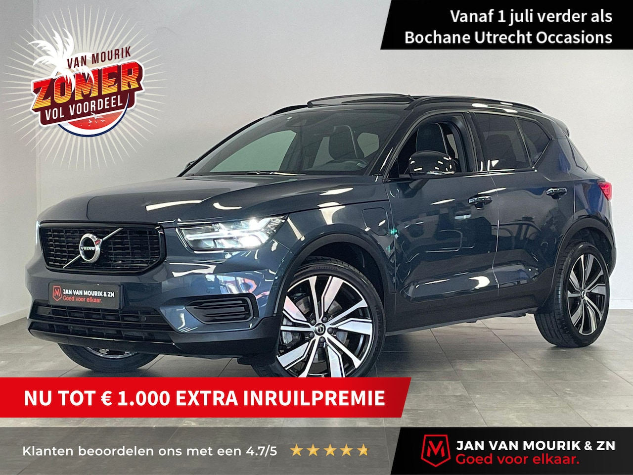 Volvo XC40 - 1.5 T4 Recharge R-Design | PANO | CAMERA | 20" LMV | HALF-LEDER | - AutoWereld.nl