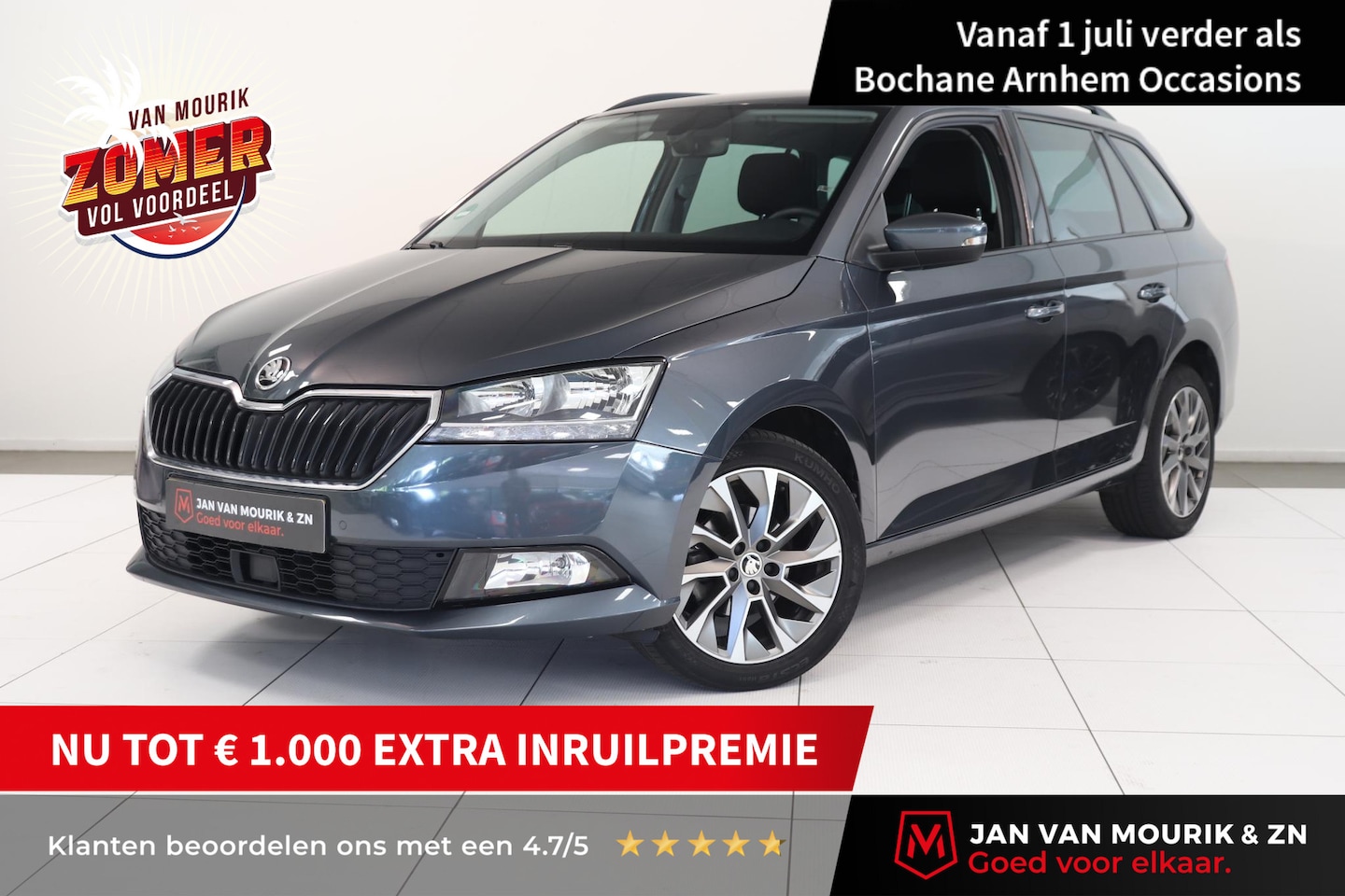 Skoda Fabia Combi - 1.0 TSI Business Edition | Climatronic | Parkeersensoren | Apple Carplay Android Auto Navi - AutoWereld.nl