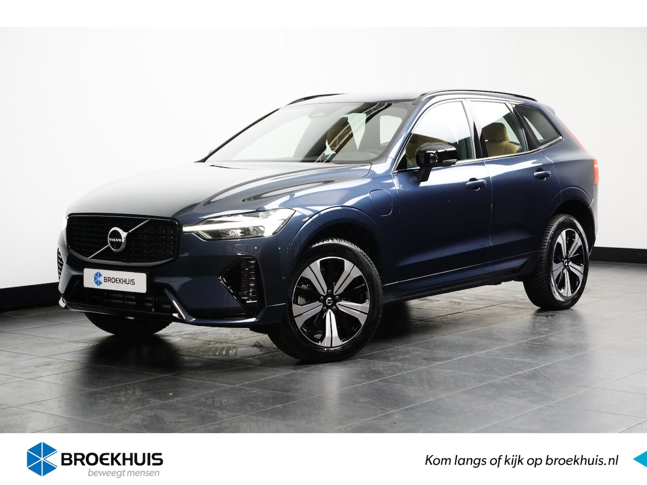 Volvo XC60 - 2.0 T6 Plug-in hybrid AWD Plus Dark | Luchtvering | Stoelventilatie | 360° Camera | Panora - AutoWereld.nl