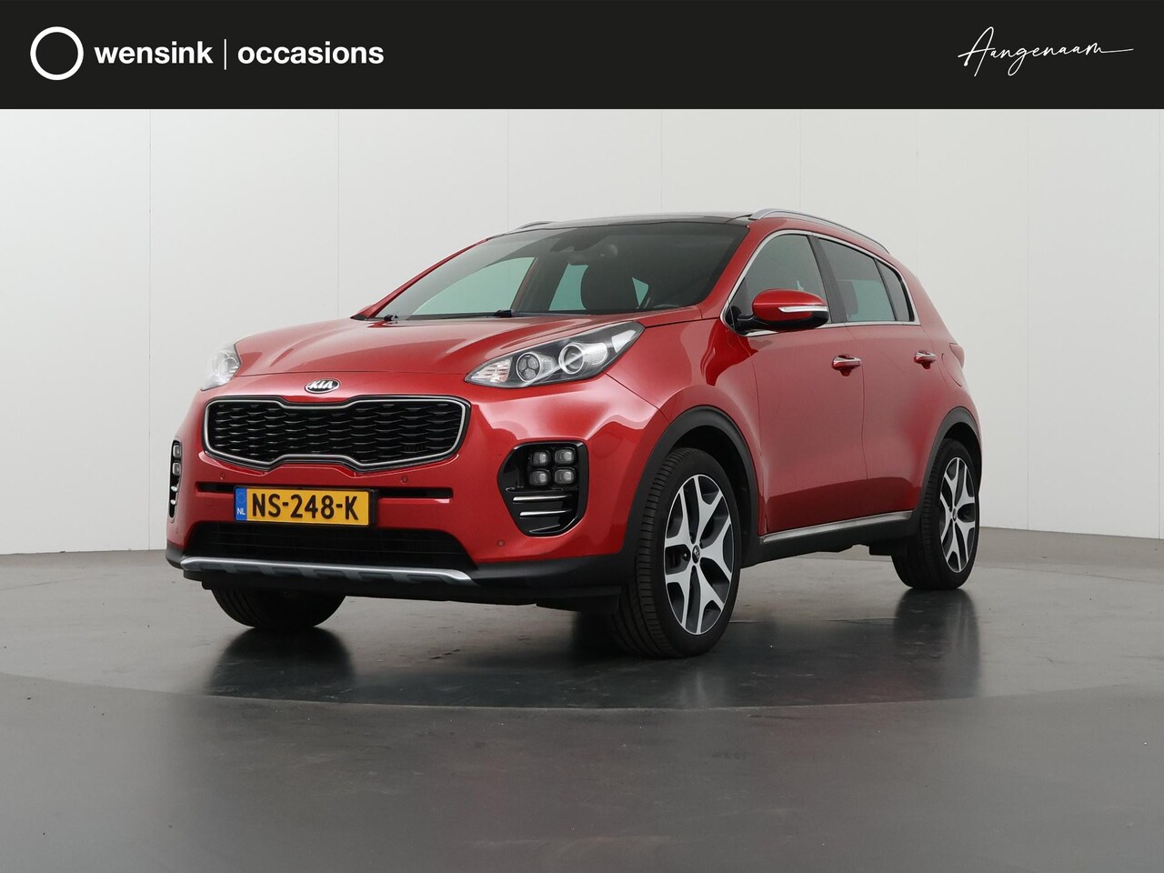 Kia Sportage - 1.6 T-GDI GT-Line | Trekhaak | Panoramadak | Lederen Bekleding | Stoel/Stuurwielverwarming - AutoWereld.nl