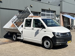 Volkswagen Transporter - 2.0 TDI DC 3-zijdenkipper Pick-up Airco Trekhaak 2200 kg trekgewicht Telefoonverbinding 1e