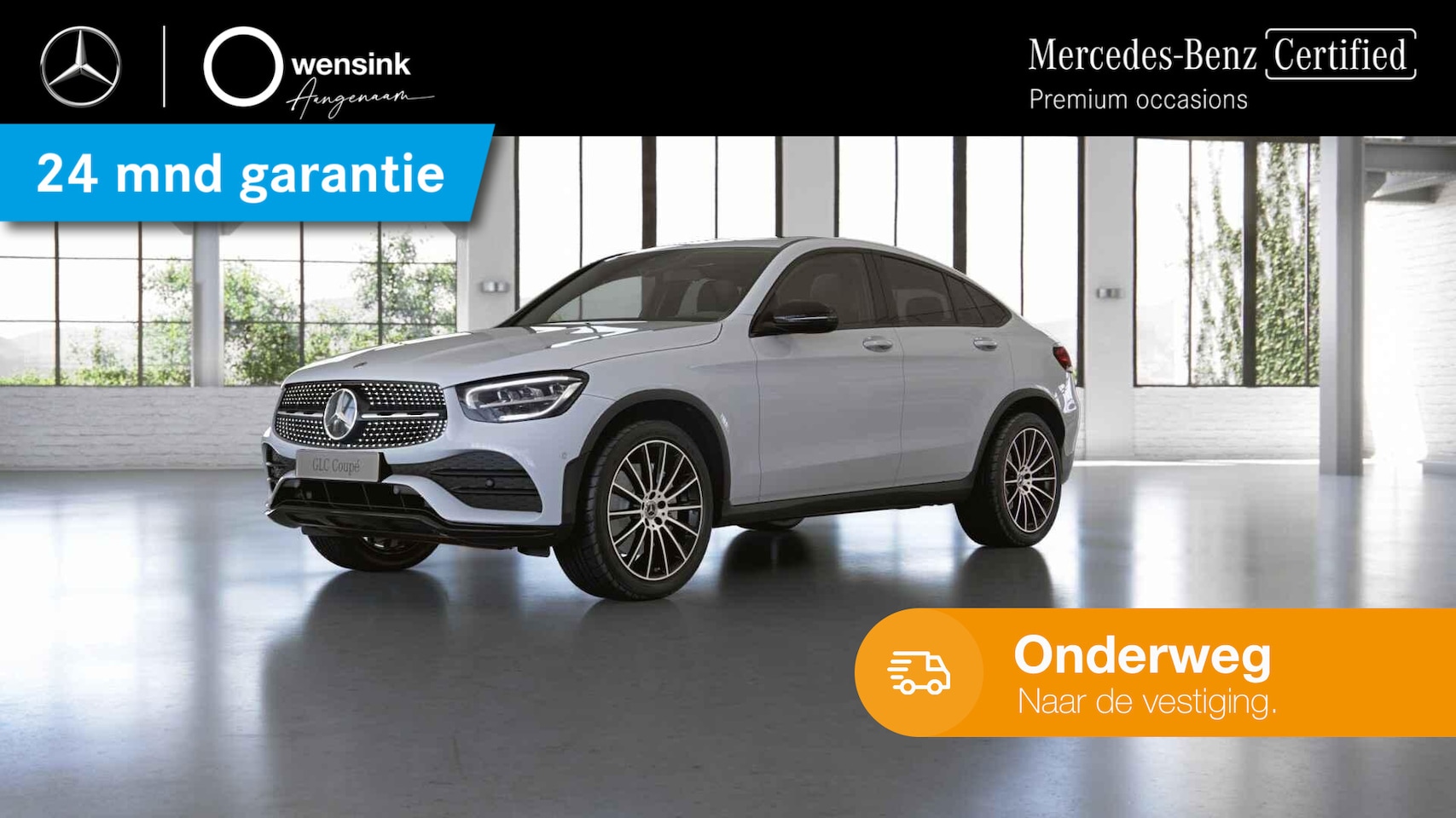 Mercedes-Benz GLC-klasse Coupé - 300 4MATIC Premium Plus | AMG | Night | Schuifdak/kanteldak | Trekhaak | Headup | Sfeerver - AutoWereld.nl