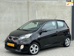 Kia Picanto - 1.0 CVVT 3-DRS 2013 Zwart AIRCO|NIEUWE APK|NAP