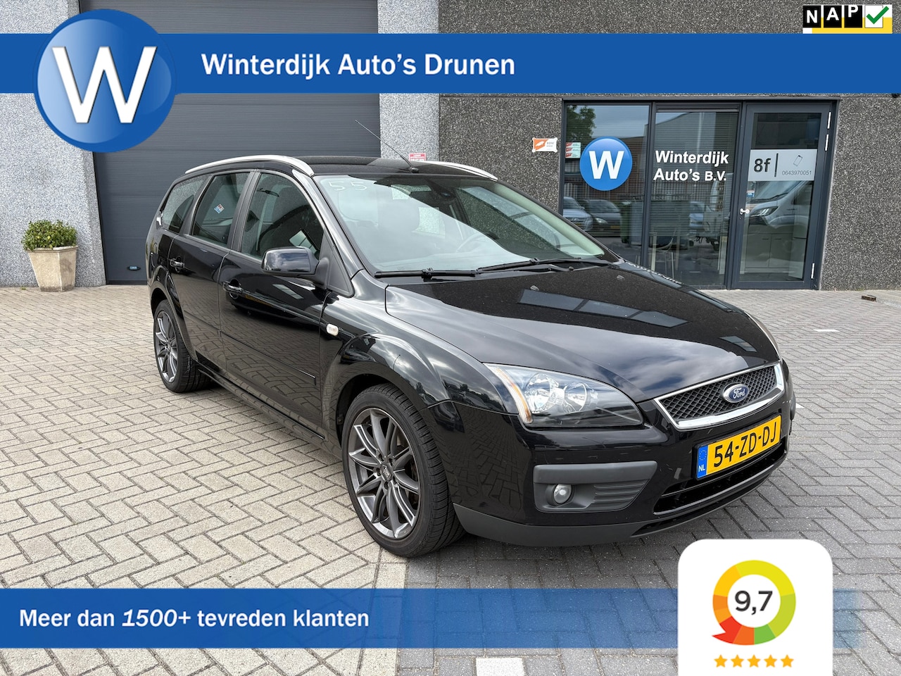 Ford Focus Wagon - 1.6-16V Futura Airco, Navi, Cruise, Stoelvw, Parksensoren - AutoWereld.nl
