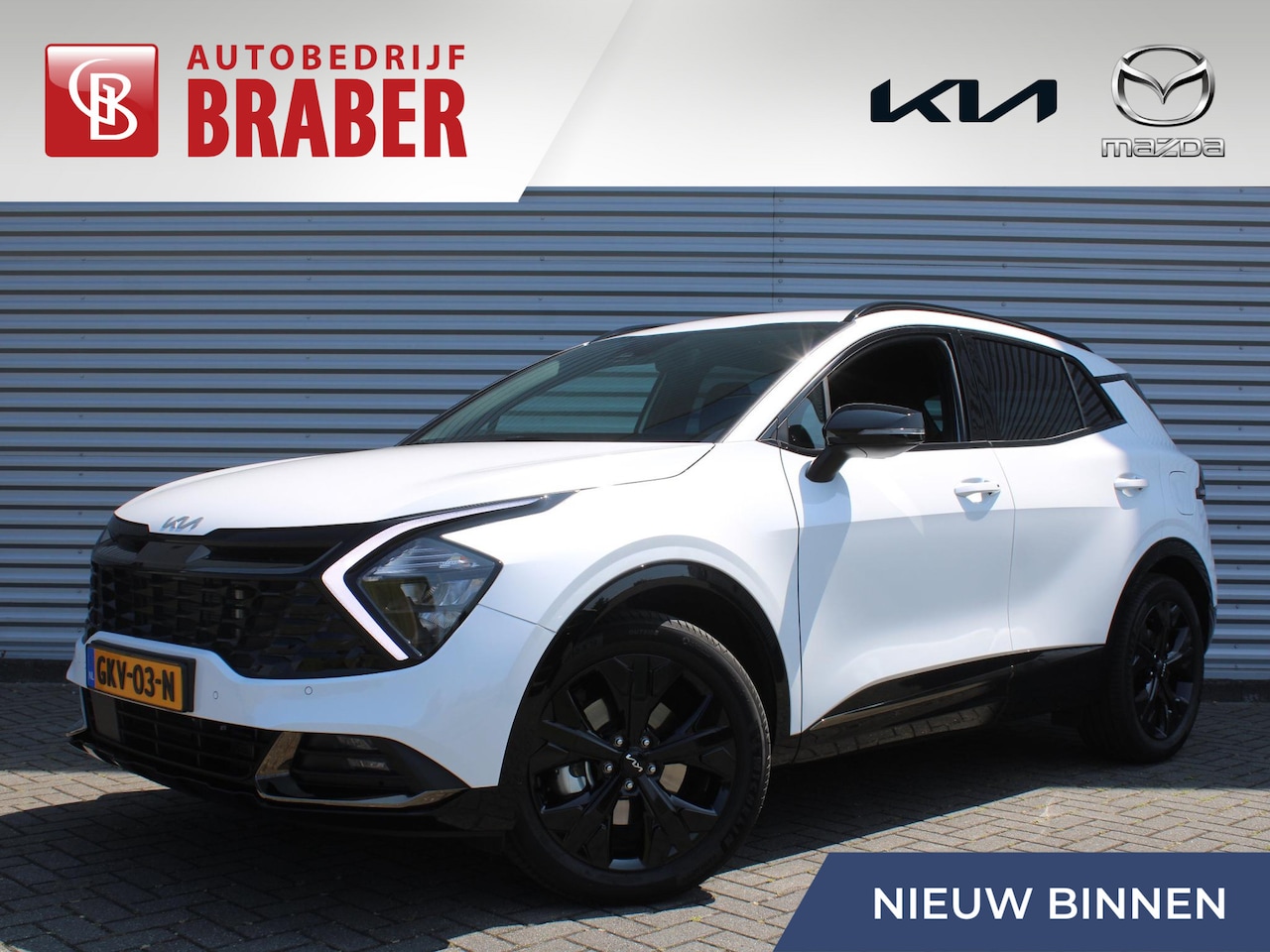 Kia Sportage - 1.6 T-GDi Plug-in Hybrid AWD Dark Edition | 4WD | Stuur-/stoelverwarming v+a | Elek. stoel - AutoWereld.nl
