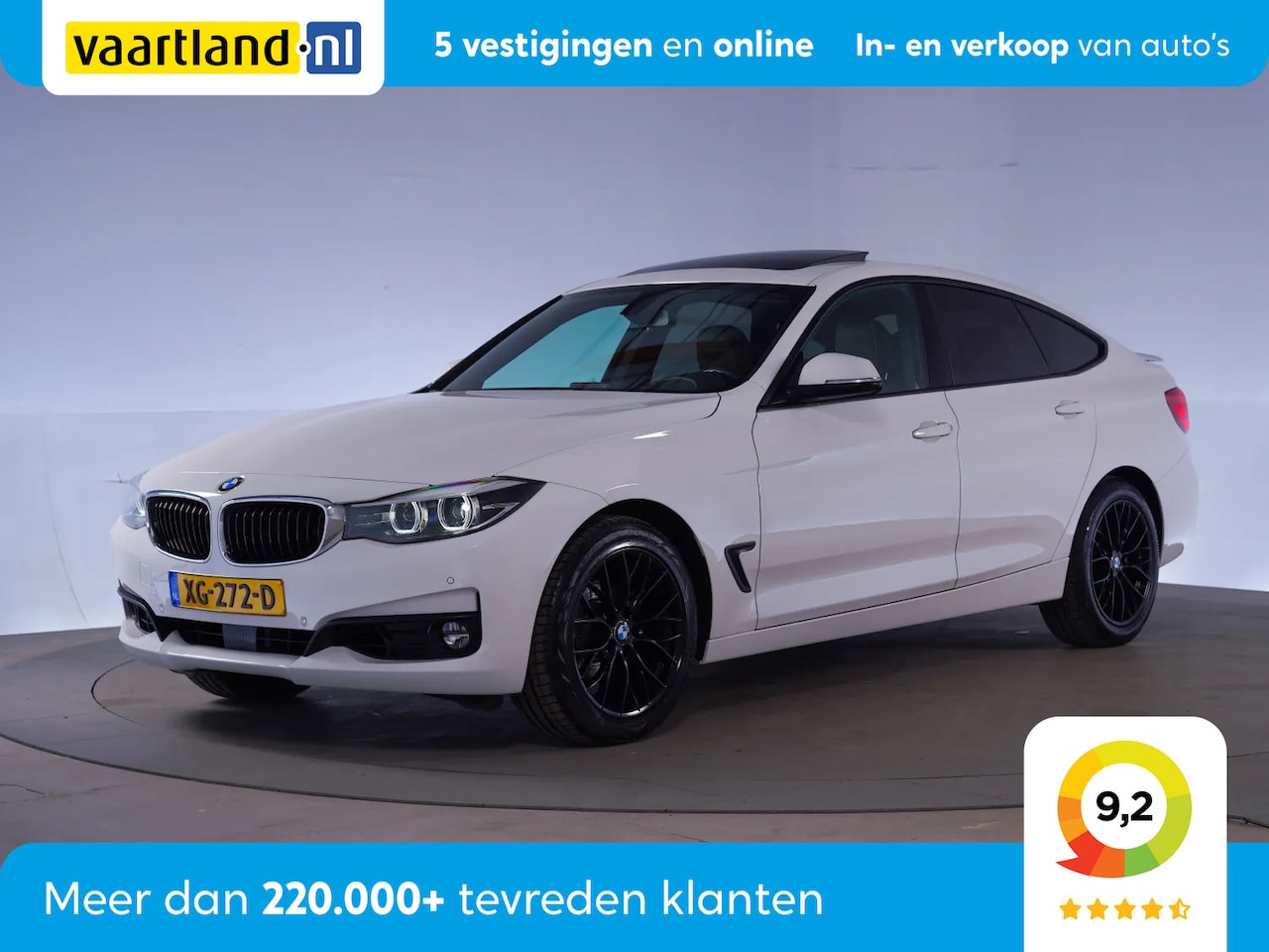 BMW 3-serie Gran Turismo - GT 320i High Executive Sport Aut. [ Panorama Leder Adapt.cruise ] - AutoWereld.nl