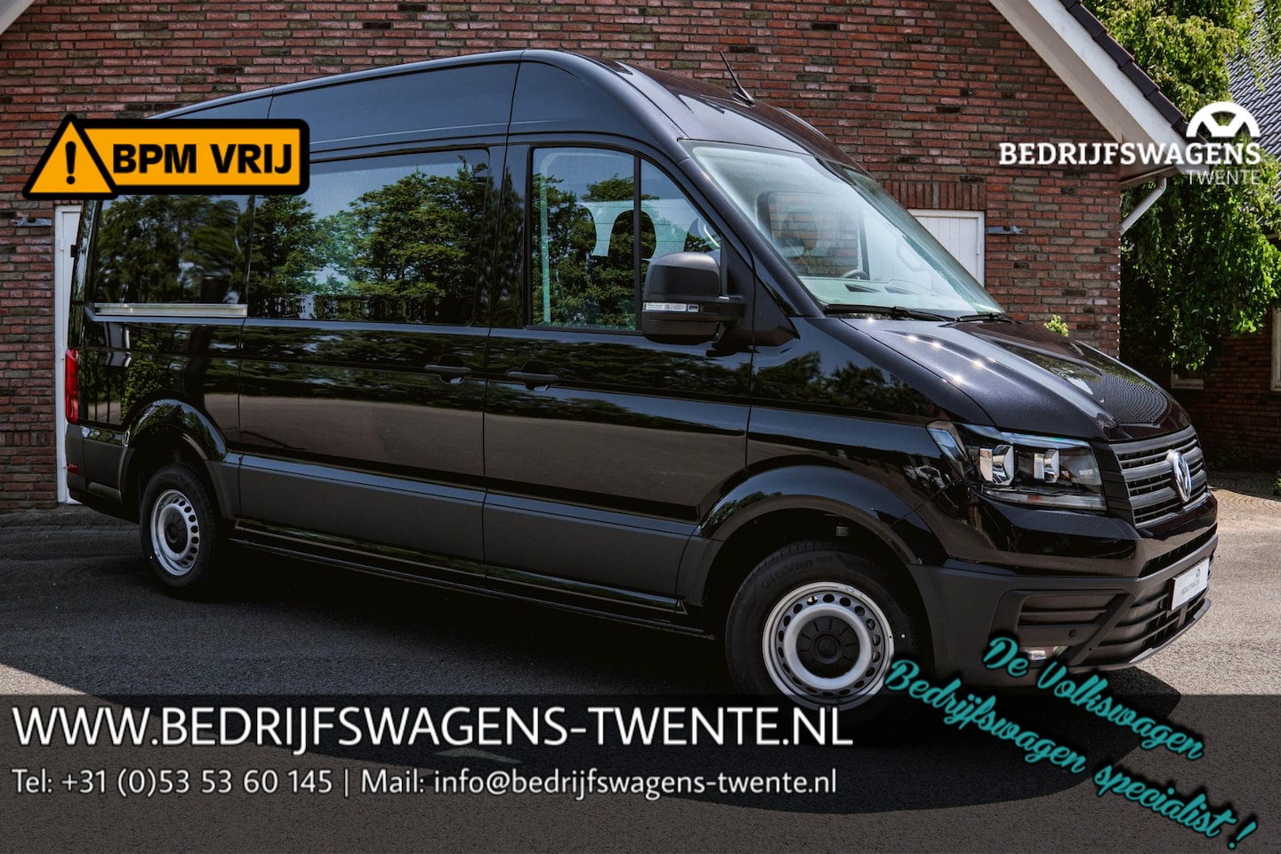 Volkswagen Crafter - 2.0 TDI 140PK Automaat L3H3 Comfortline DUB/CAB - AutoWereld.nl