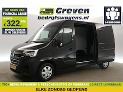 Renault Master - T33 2.3 dCi L2H2 150PK Airco LED Camera Cruise 2xSchuifdeur Trekhaak PDC 3 Persoons Elektr