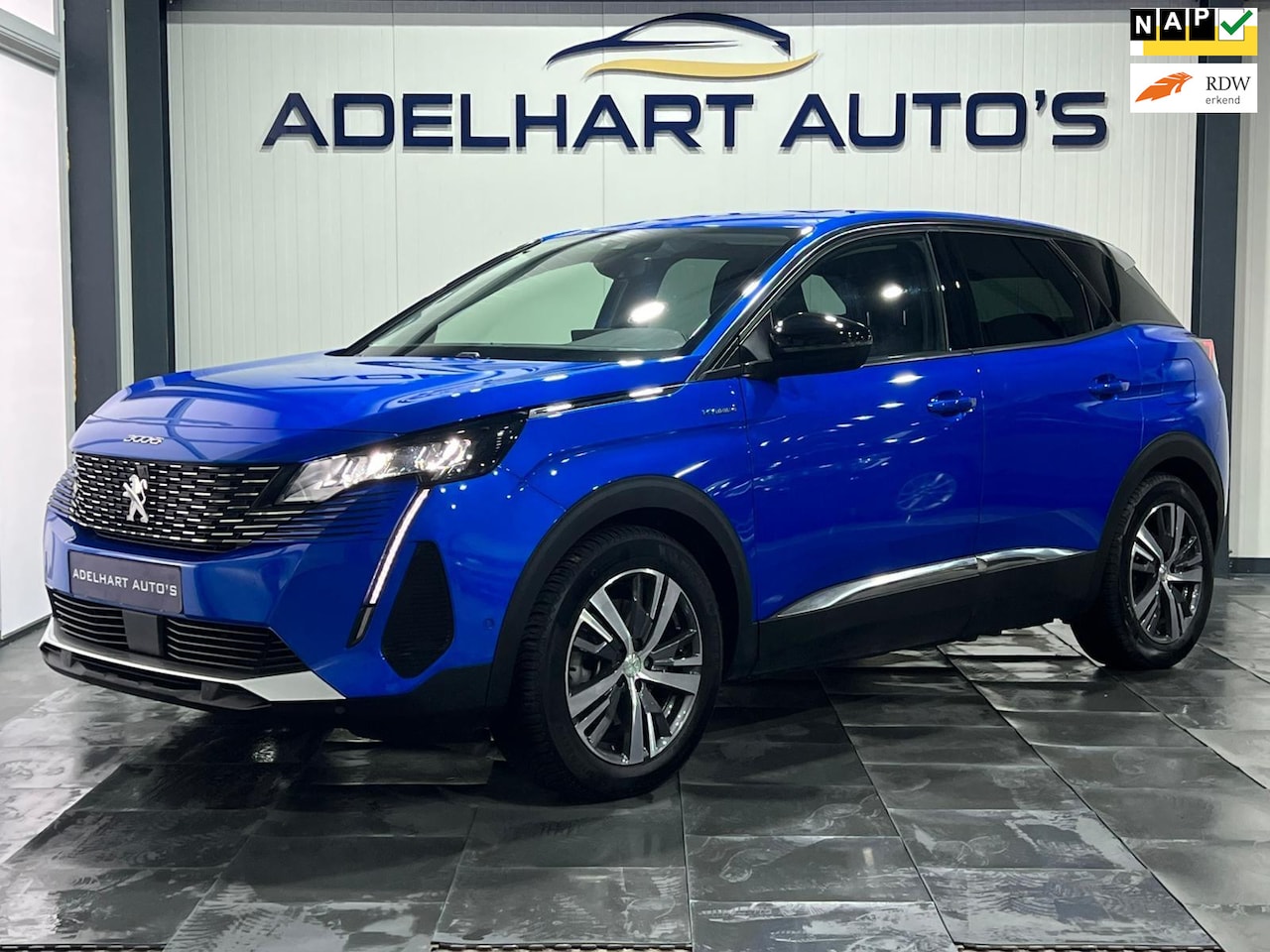 Peugeot 3008 - 1.6 HYbrid4 300 Business Automaat / Navigatie full map / 360 Camera / Cruise control / Led - AutoWereld.nl