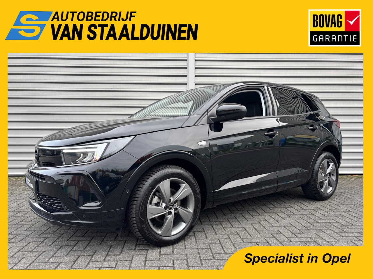 Opel Grandland - 1.2 Turbo GS | Apple Carplay | Lage kilometerstand | Navigatie | Metalliclak | Donker geti - AutoWereld.nl