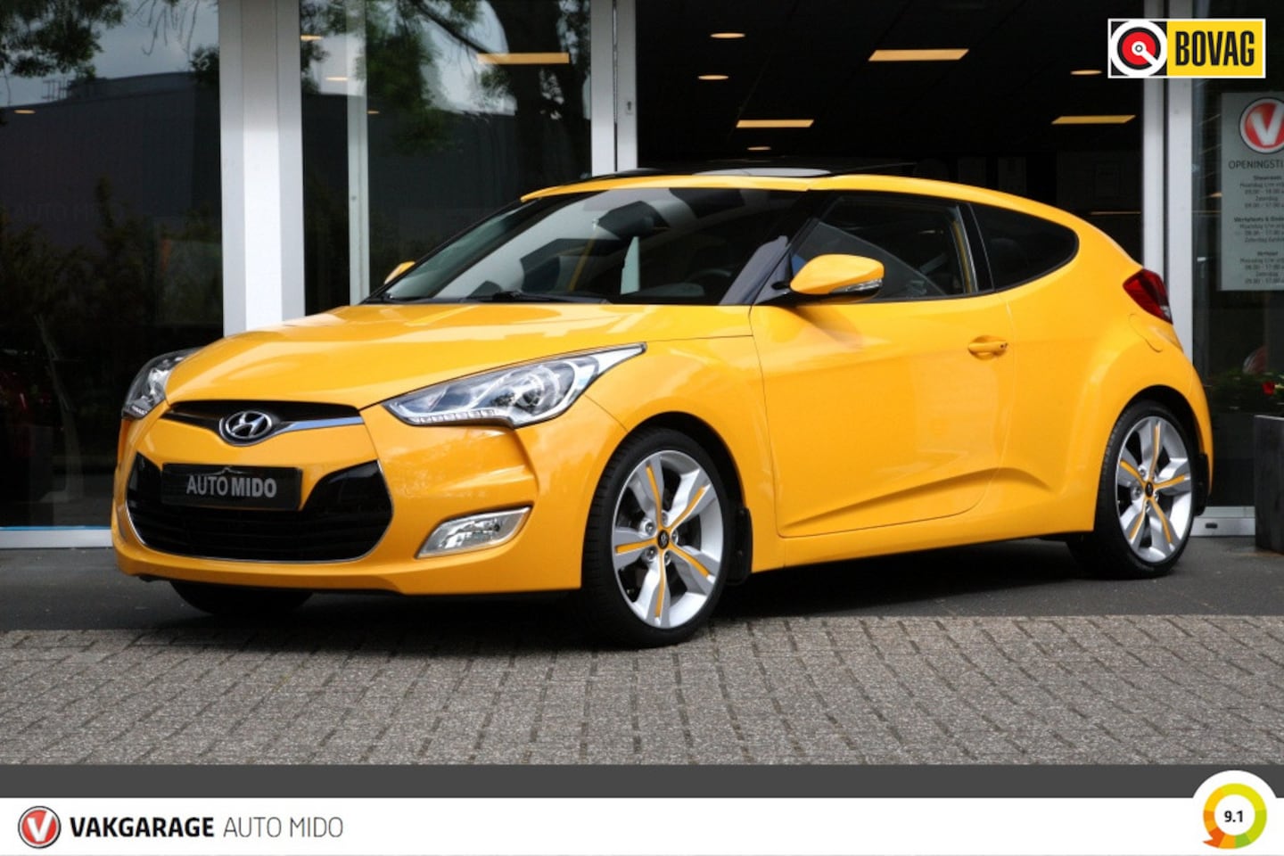 Hyundai Veloster - 1.6 GDI i-Catcher -NLD auto- LAGE KM STAND - AutoWereld.nl