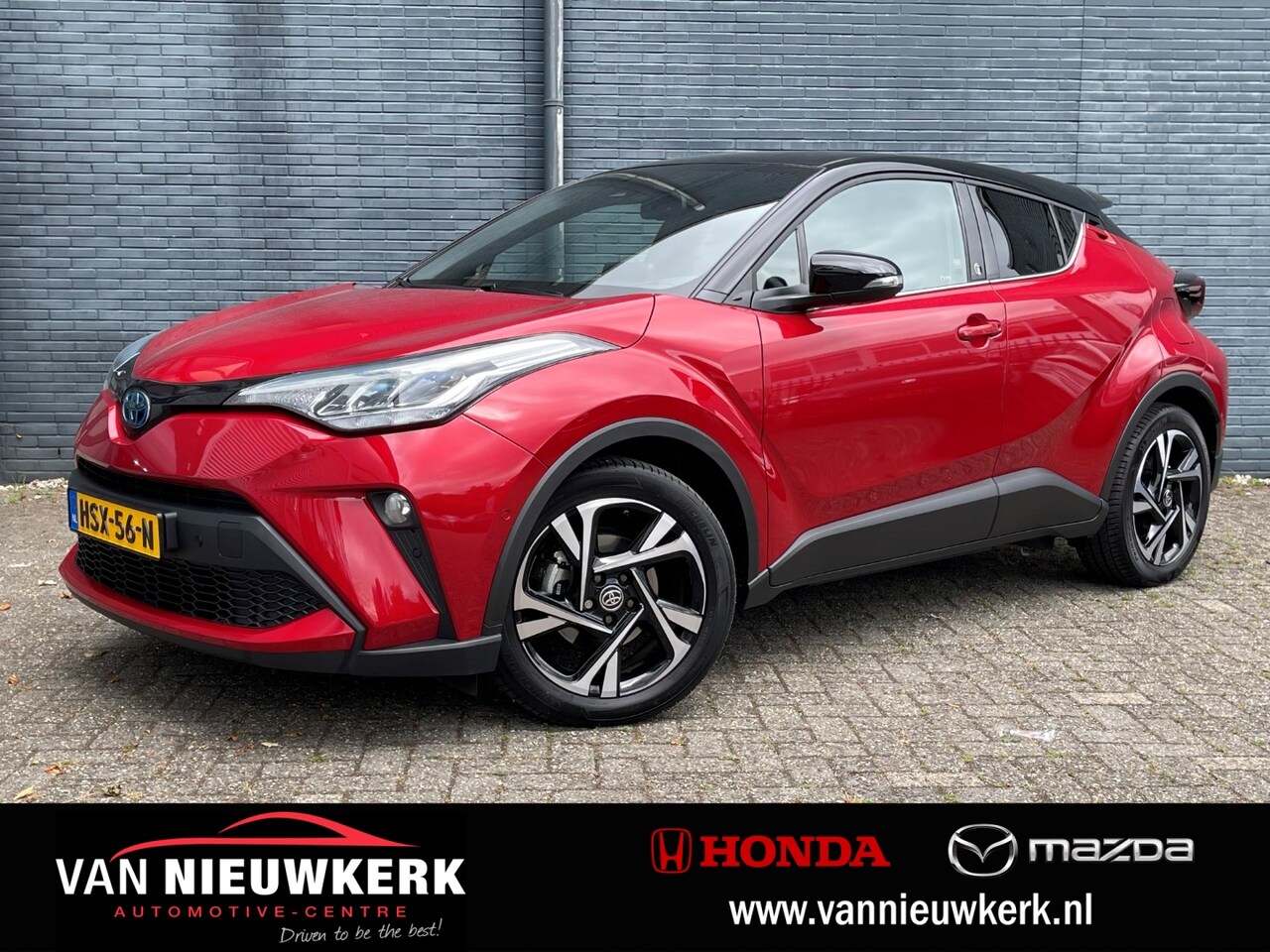 Toyota C-HR - 2.0 Hybrid 184pk Automaat Dynamic Bi-Tone | Adaptieve Cruisecontrol | Dodehoekdetectie | C - AutoWereld.nl