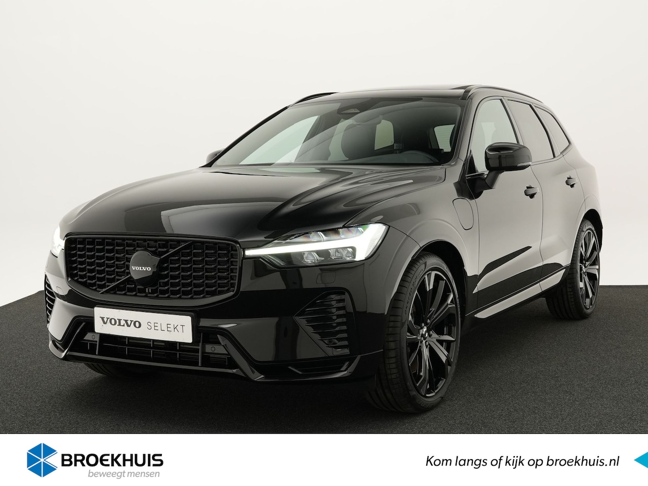 Volvo XC60 - 2.0 T6 Plug-in hybrid AWD Plus Black Edition | Luchtvering | Stoelventilatie | Trekhaak | - AutoWereld.nl