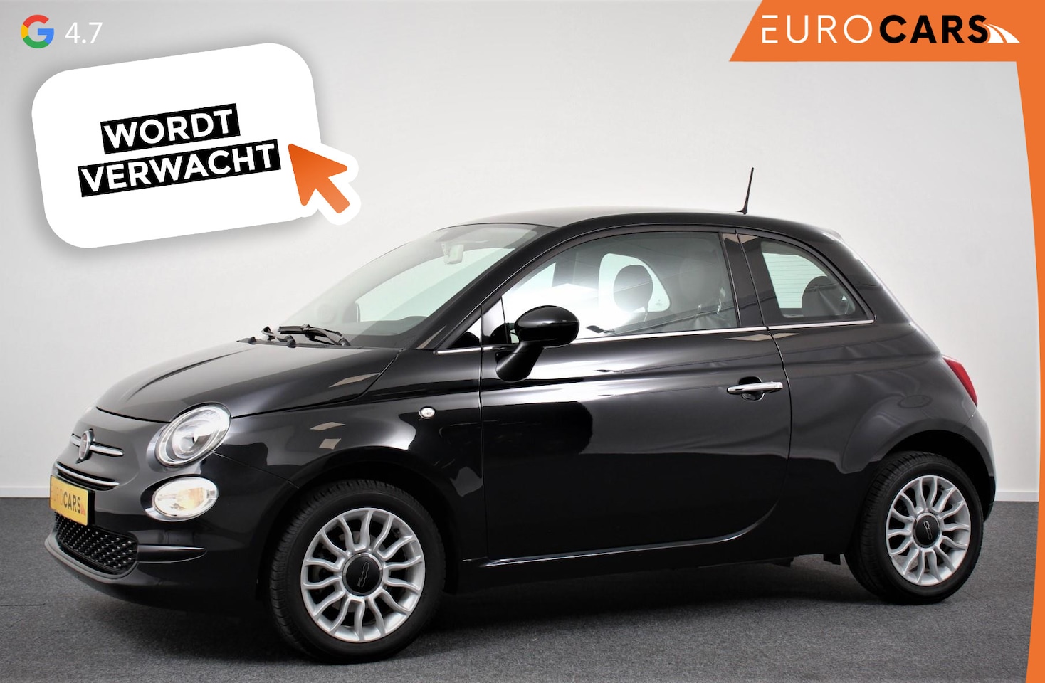 Fiat 500 - 1.2 Lounge | Navigatie | Lederen Interieur | Climate Control | Panoramadak | Parkeer senso - AutoWereld.nl