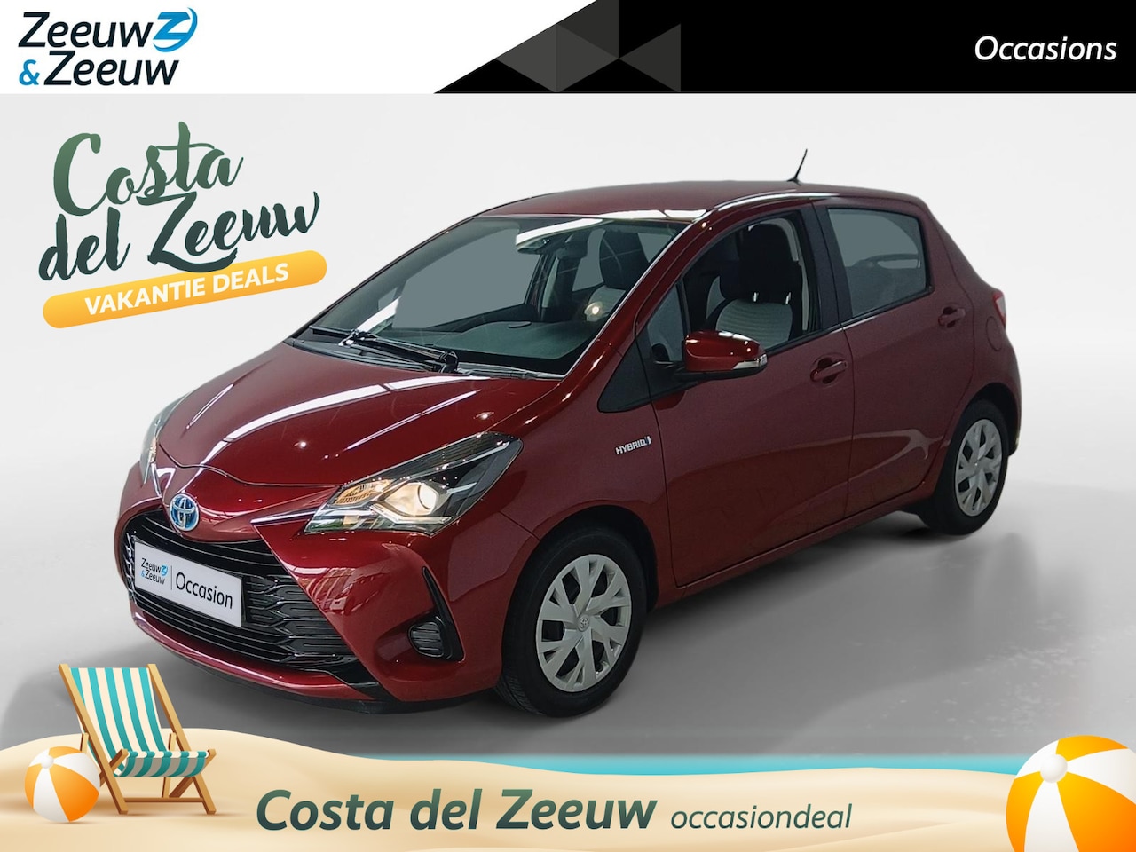 Toyota Yaris - 1.5 Hybrid Aspiration *Automaat*Navi+Camera*Climate Control*Cruise Control*Zeer nette auto - AutoWereld.nl