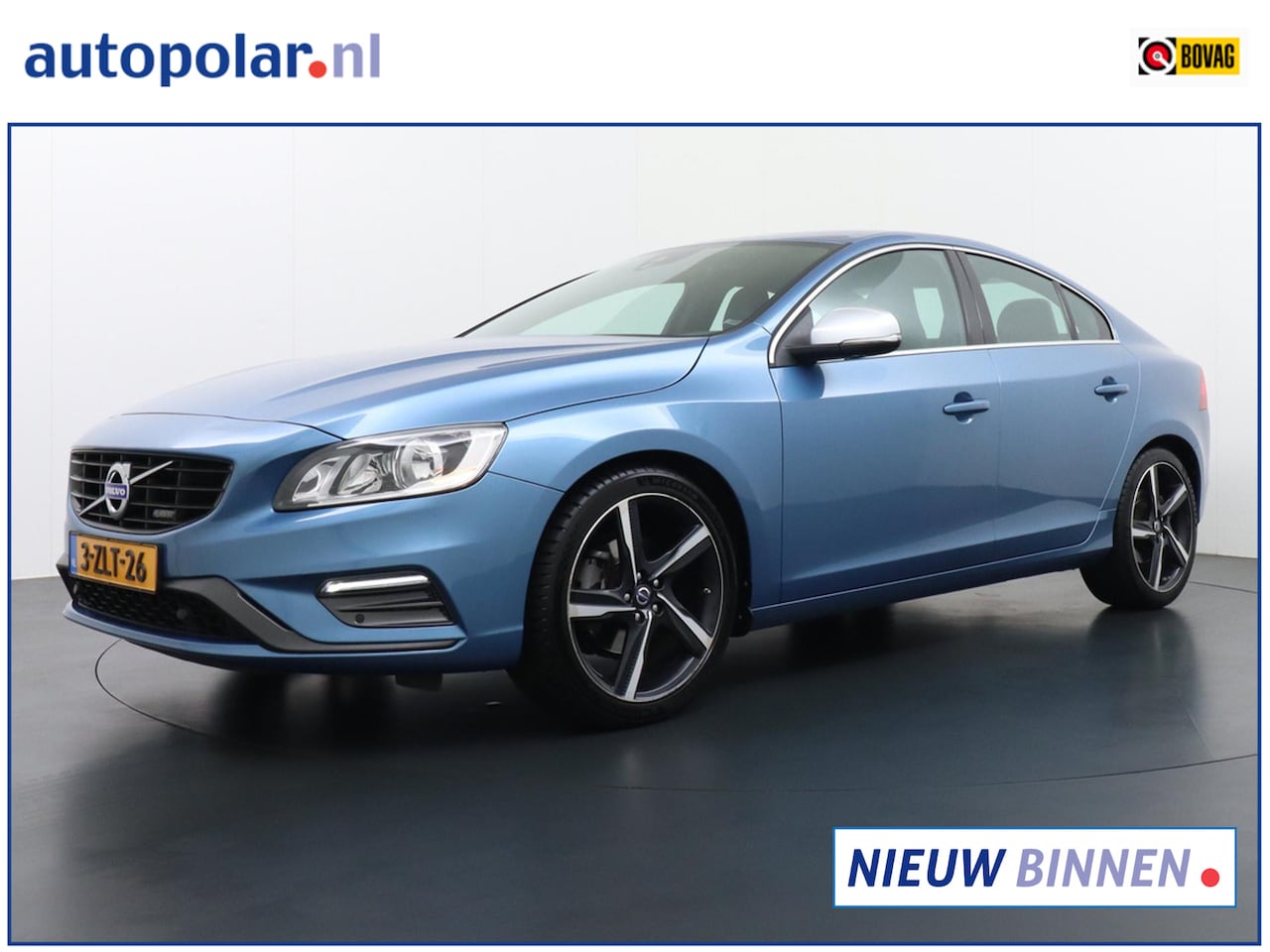 Volvo S60 - 1.6 T3 R-Design Leder/HarmanKardon/Cruise/Navi etc. - AutoWereld.nl