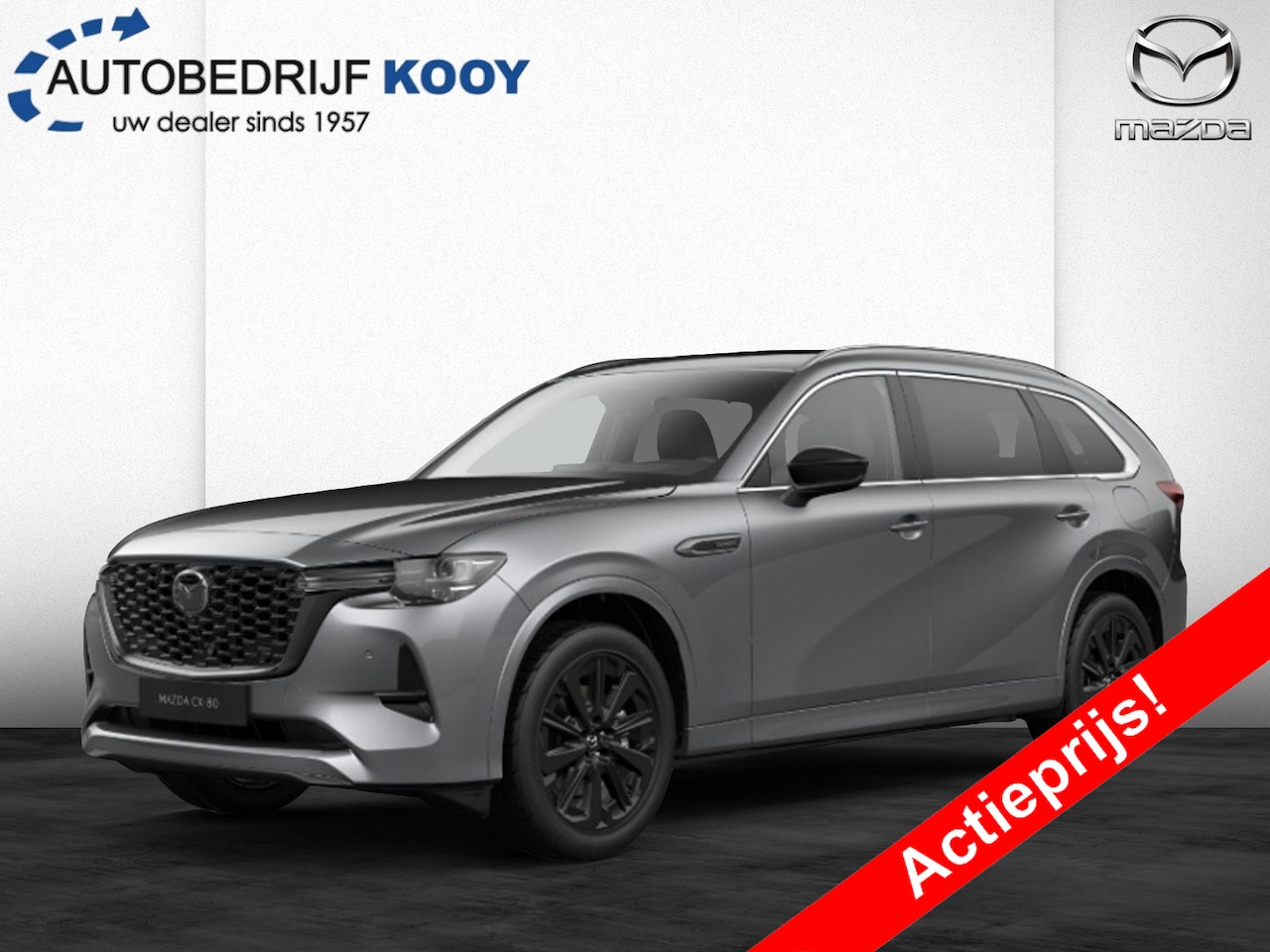 Mazda CX-80 - 2.5 PHEV Homura Plus - AutoWereld.nl