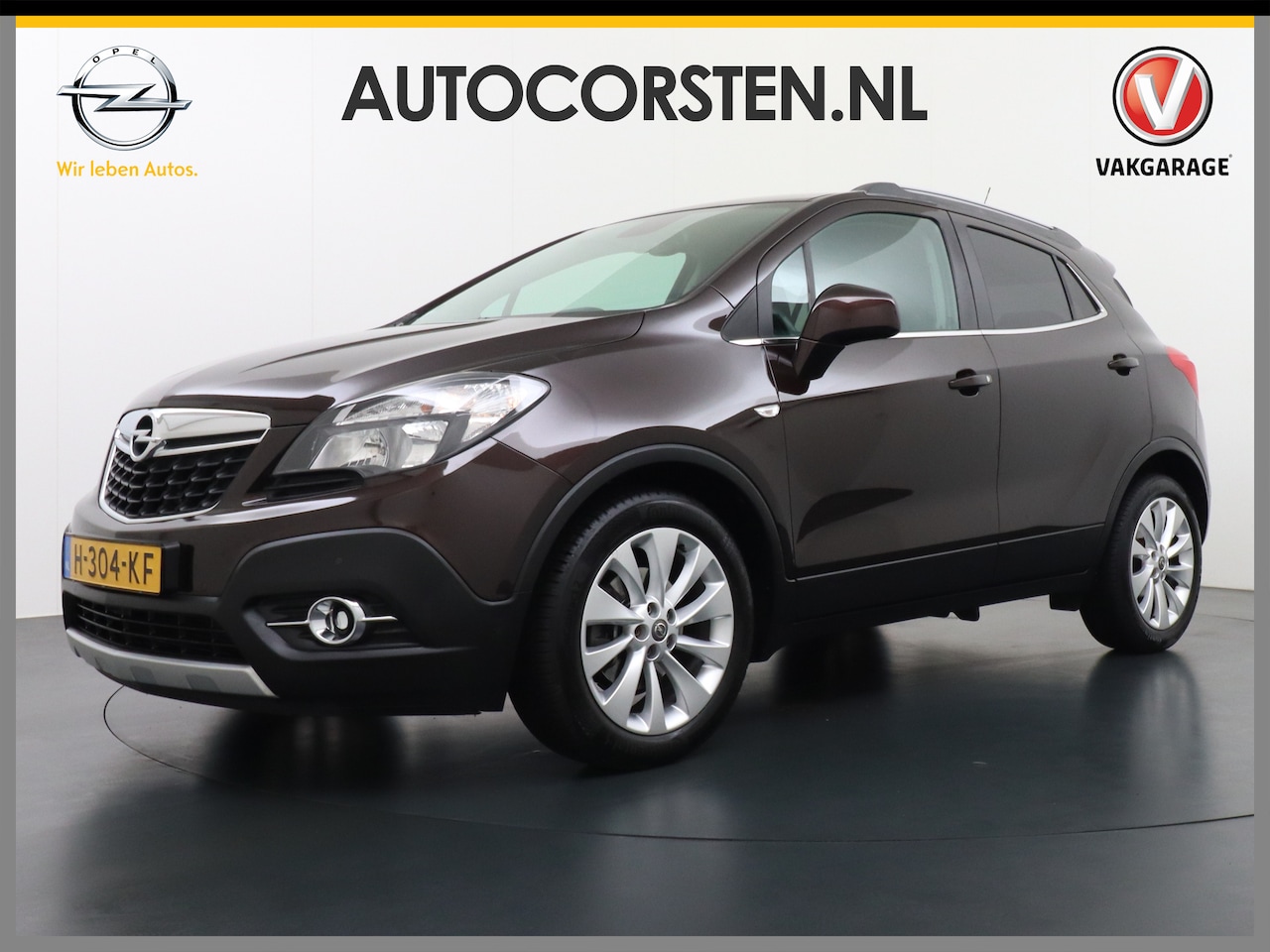 Opel Mokka - 1.4T 141pk Navi Camera Trekh.1/2Leer Stoel-/Stuurverw.Usb Bluetooth CruiseControl Ecc Lich - AutoWereld.nl