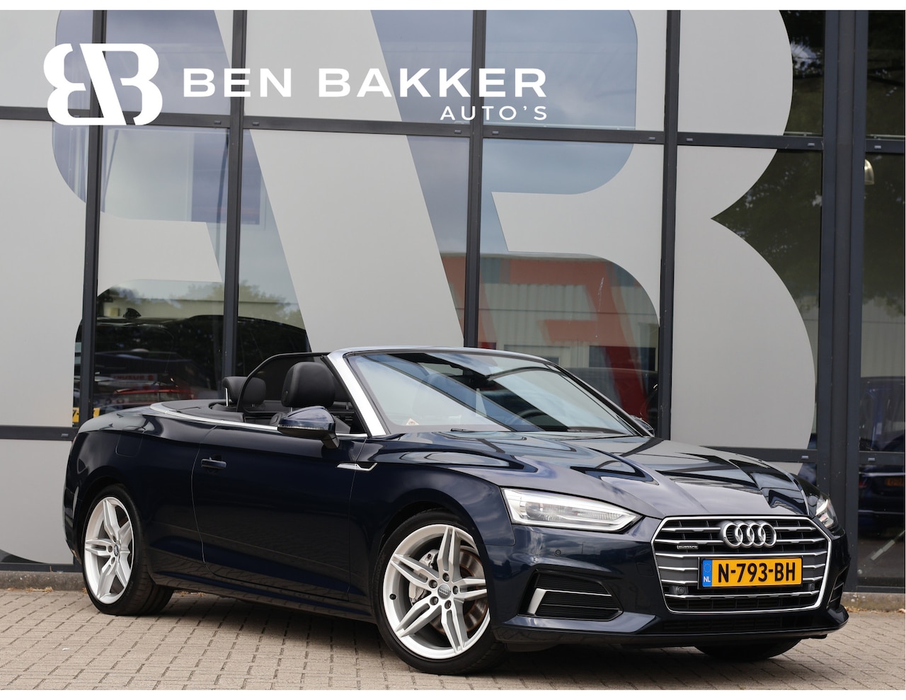Audi A5 Cabriolet - 2.0 TFSI quattro Design Pro Line Plus | Nekverwarming | Cam | Navi | Leder | - AutoWereld.nl