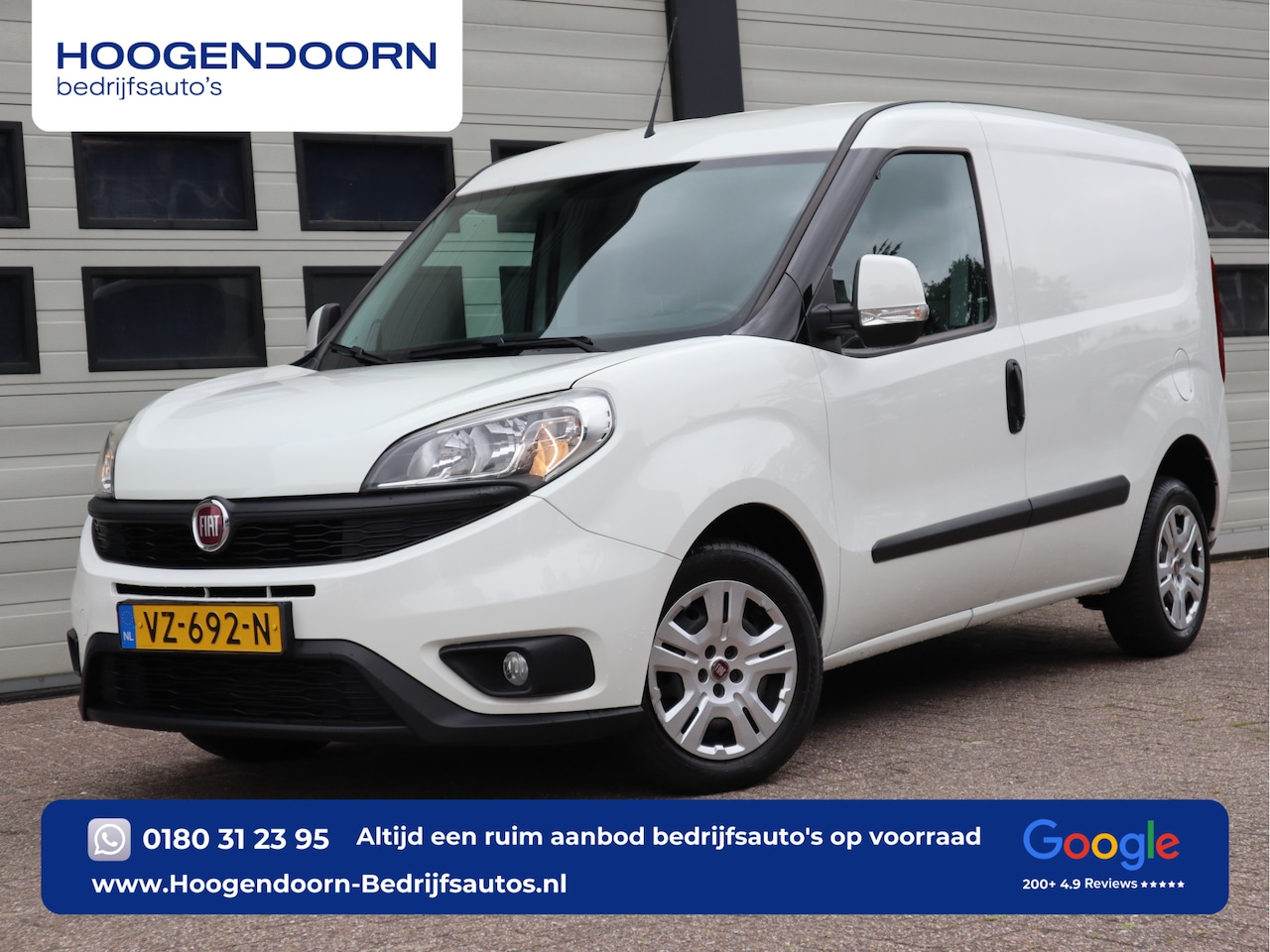 Fiat Doblò Cargo - 1.3 MJ 95pk Euro 6 - Navi - Airco - Trekhaak - NAP - AutoWereld.nl