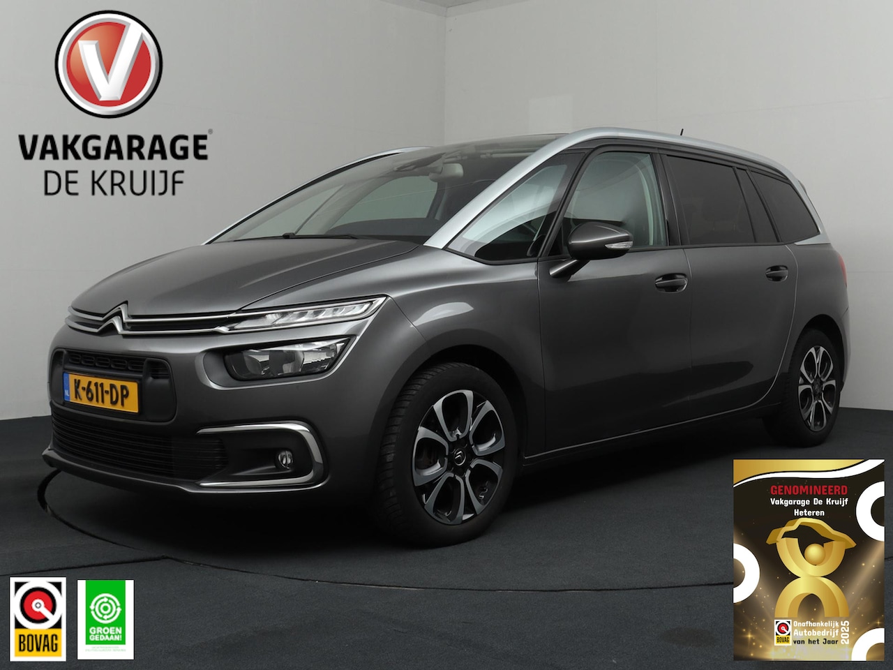 Citroën Grand C4 SpaceTourer - 1.2 PureTech Business Trekhaak  7 persoons Automaat Stoelmassage Camera - AutoWereld.nl