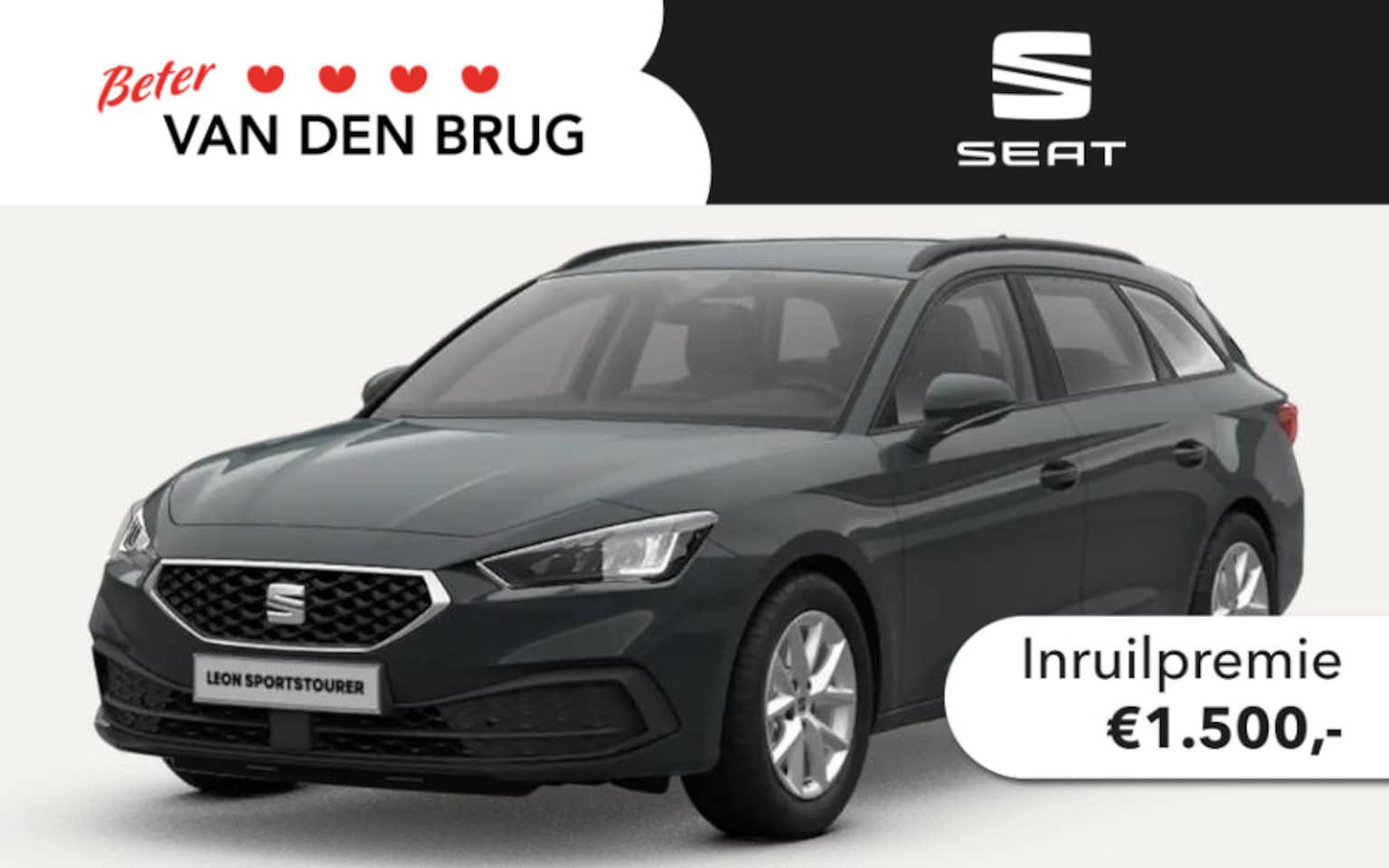 Seat Leon Sportstourer - Style Business Intense 1.5 TSI eHybrid 150kW / 204 | Zwenkbare trekhaak | Achteruitrijcame - AutoWereld.nl