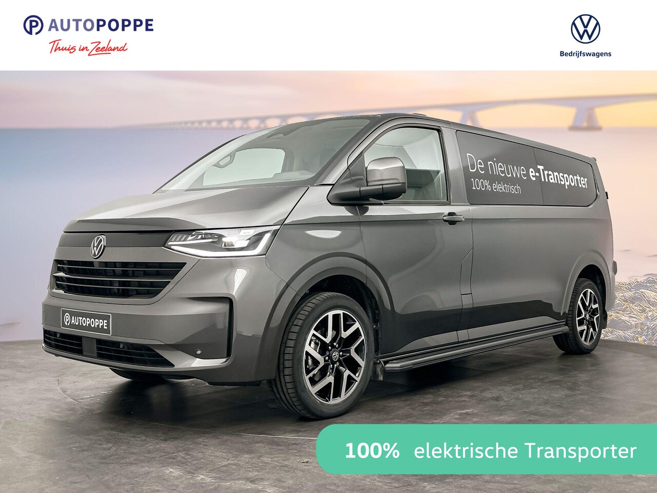 Volkswagen e-Transporter - Bedrijfswagens Style Intro L2 Elektromotor 210 kW (286 pk) 3500 m - AutoWereld.nl