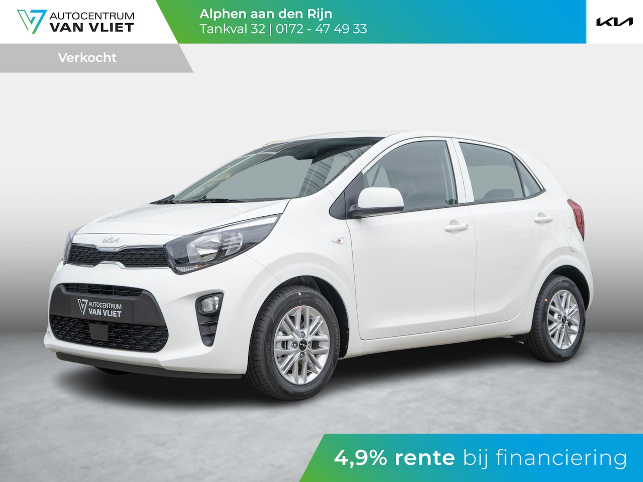 Kia Picanto - 1.0 DPi DynamicLine | Nieuw op voorraad | Snel leverbaar | CarPlay | Airco | Achteruitrijc - AutoWereld.nl