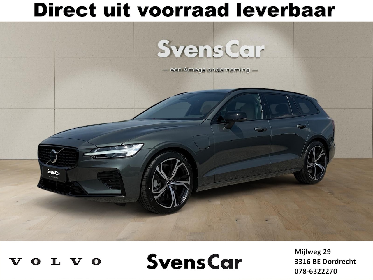 Volvo V60 - 2.0 T6 Plug-in hybrid AWD Plus Dark | Amber Nappa Lederen bekleding | Panoramadak | Extra - AutoWereld.nl