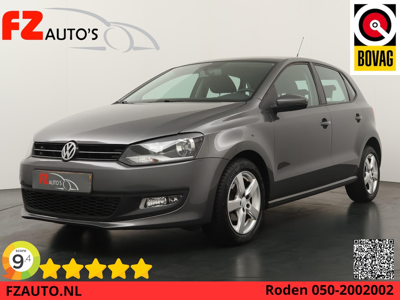 Volkswagen Polo - 1.2 TSI Highline - Airco - Radio - Elektrische Ramen - Lichtmetalen velgen - AutoWereld.nl