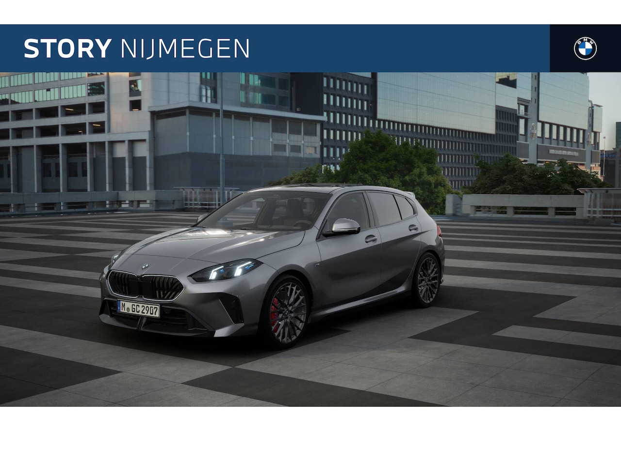 BMW 1-serie - 120 High Executive M Sport Automaat / Panoramadak / Sportstoelen / Adaptieve LED / M Adapt - AutoWereld.nl