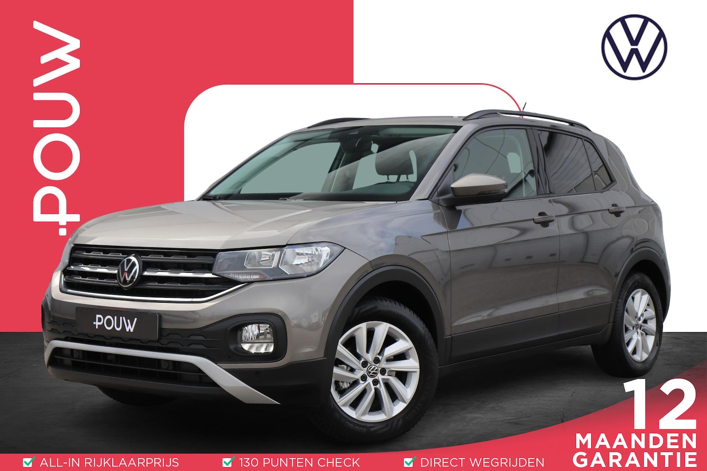 Volkswagen T-Cross - 1.0 TSI 95pk Life | Navigatie | Climate Control | Achteruitrijcamera - AutoWereld.nl