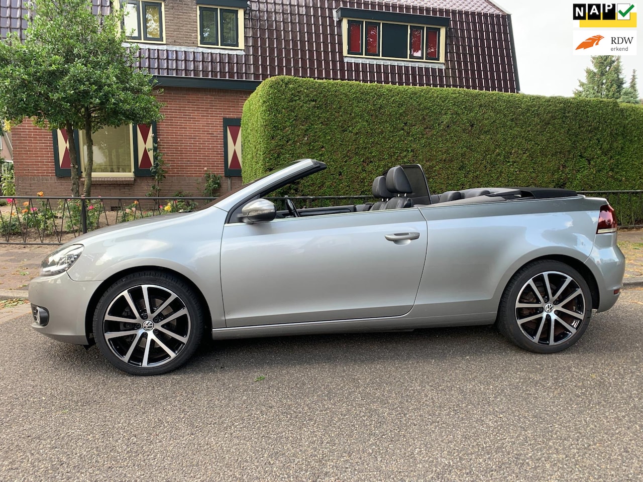 Volkswagen Golf Cabriolet - 1.4 TSI 161 PK DSG Aut leder xenon navig stoelverw - AutoWereld.nl