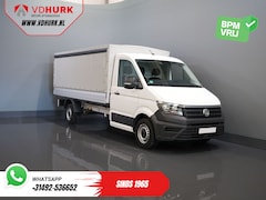 Volkswagen Crafter - 35 2.0 TDI 180 pk DSG Aut. BPM VRIJ 430x203 Open laadbak/ Schuifzeil/ Huif/ Climate/ Adapt