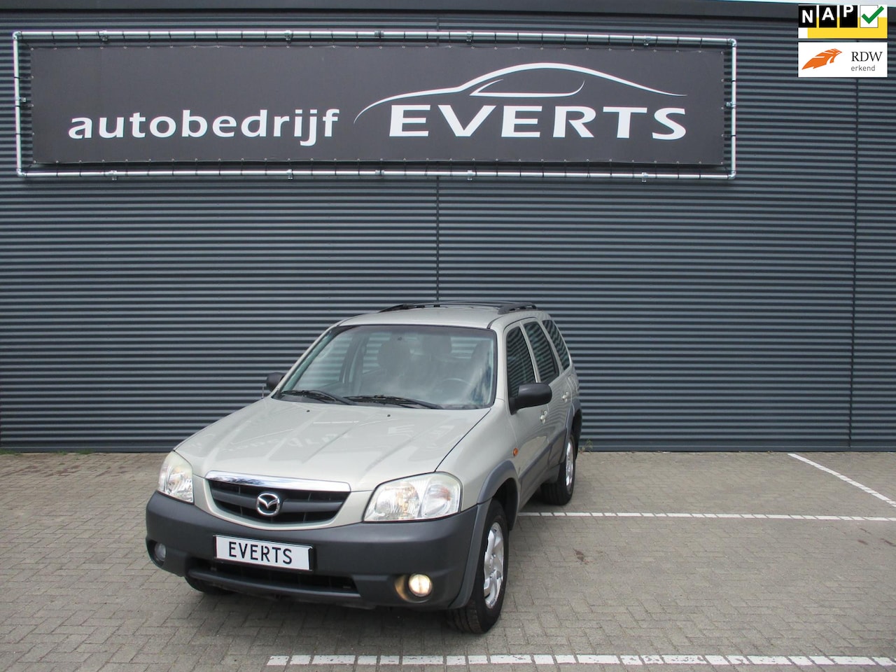 Mazda Tribute - 2.0 Exclusive 4WD Apk 27-02-2026 zeer nette 4x4 nu scherpe meeneem prijs zoals ingeruild - AutoWereld.nl