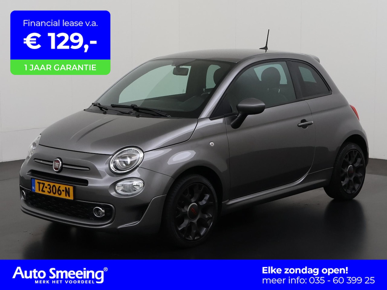 Fiat 500 - 1.2 Sportpakket | Navigatie | Apple Carplay | Zondag Open! - AutoWereld.nl